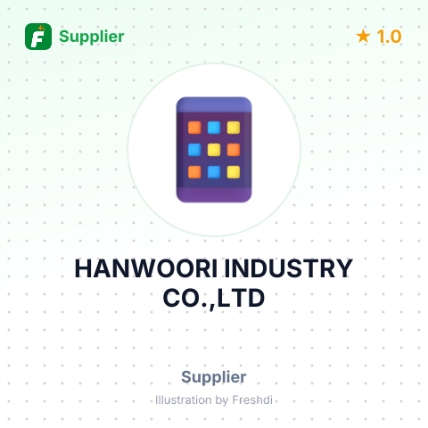 HANWOORI INDUSTRY CO.,LTD – summary card, no photo uploaded yet