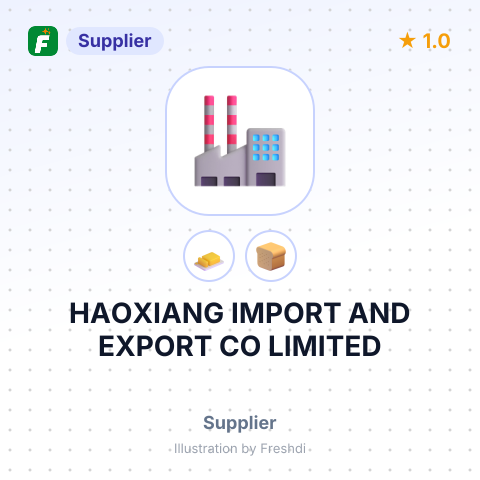 HAOXIANG IMPORT AND EXPORT CO LIMITED – summary card, no photo uploaded yet