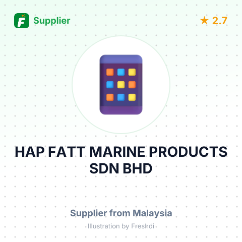 HAP FATT MARINE PRODUCTS SDN BHD – summary card, no photo uploaded yet