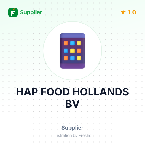 HAP FOOD HOLLANDS BV – summary card, no photo uploaded yet