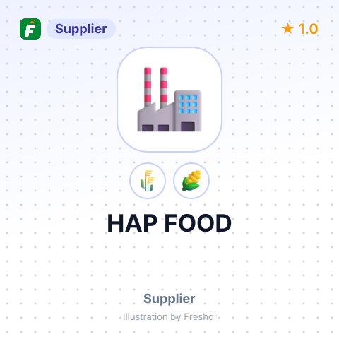 HAP FOOD – summary card, no photo uploaded yet