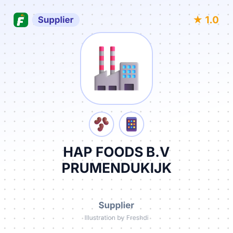 HAP FOODS B.V PRUMENDUKIJK – summary card, no photo uploaded yet