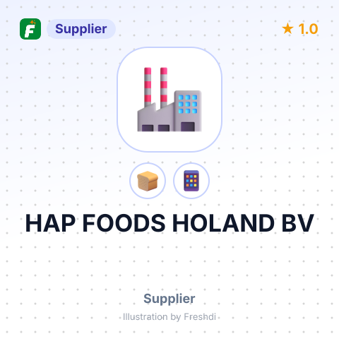 HAP FOODS HOLAND BV – summary card, no photo uploaded yet