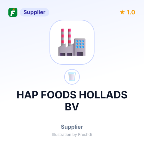 HAP FOODS HOLLADS BV – summary card, no photo uploaded yet