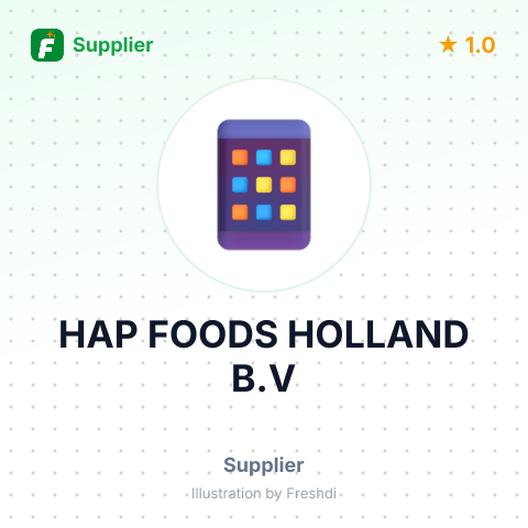 HAP FOODS HOLLAND B.V – summary card, no photo uploaded yet