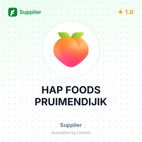 HAP FOODS PRUIMENDIJIK – summary card, no photo uploaded yet
