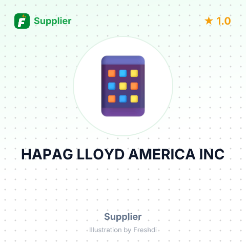 HAPAG LLOYD AMERICA INC – summary card, no photo uploaded yet