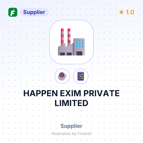 HAPPEN EXIM PRIVATE LIMITED – summary card, no photo uploaded yet