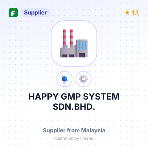 HAPPY GMP SYSTEM SDN.BHD. – summary card, no photo uploaded yet