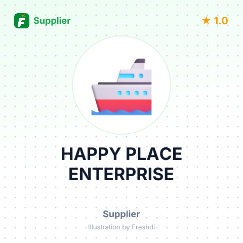 HAPPY PLACE ENTERPRISE – summary card, no photo uploaded yet