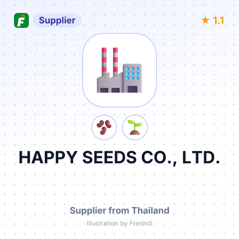 HAPPY SEEDS CO., LTD. – summary card, no photo uploaded yet