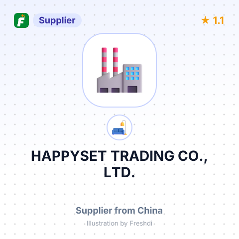 HAPPYSET TRADING CO., LTD. – summary card, no photo uploaded yet