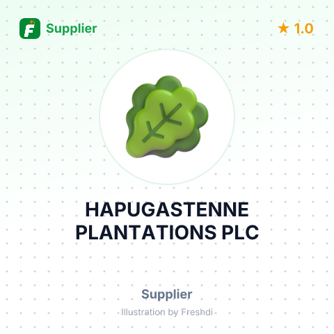 HAPUGASTENNE PLANTATIONS PLC – summary card, no photo uploaded yet