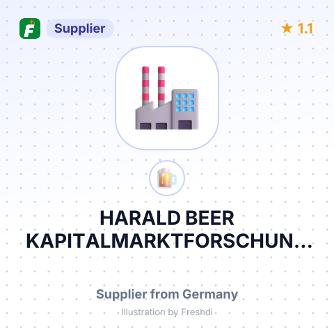 HARALD BEER KAPITALMARKTFORSCHUNG GMBH – summary card, no photo uploaded yet