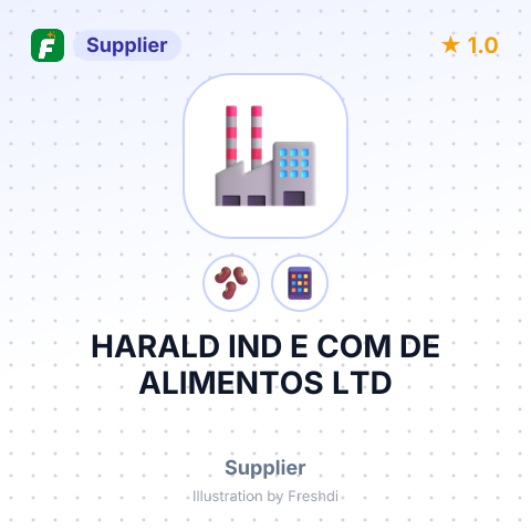 HARALD IND E COM DE ALIMENTOS LTD – summary card, no photo uploaded yet