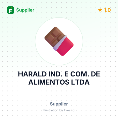 HARALD IND. E COM. DE ALIMENTOS LTDA – summary card, no photo uploaded yet