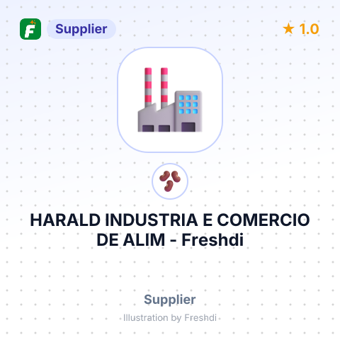 HARALD INDUSTRIA E COMERCIO DE ALIM – summary card, no photo uploaded yet