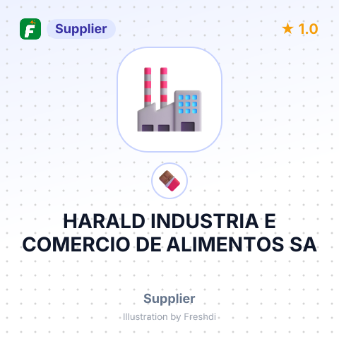 HARALD INDUSTRIA E COMERCIO DE ALIMENTOS SA – summary card, no photo uploaded yet