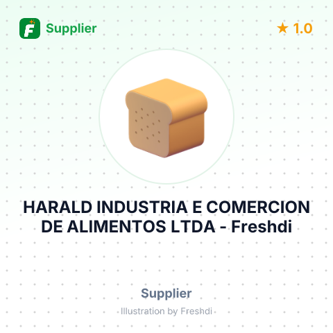 HARALD INDUSTRIA E COMERCION DE ALIMENTOS LTDA – summary card, no photo uploaded yet