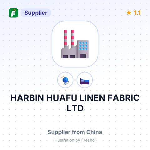 HARBIN HUAFU LINEN FABRIC LTD – summary card, no photo uploaded yet