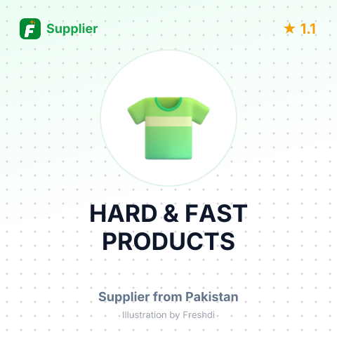 HARD & FAST PRODUCTS – summary card, no photo uploaded yet