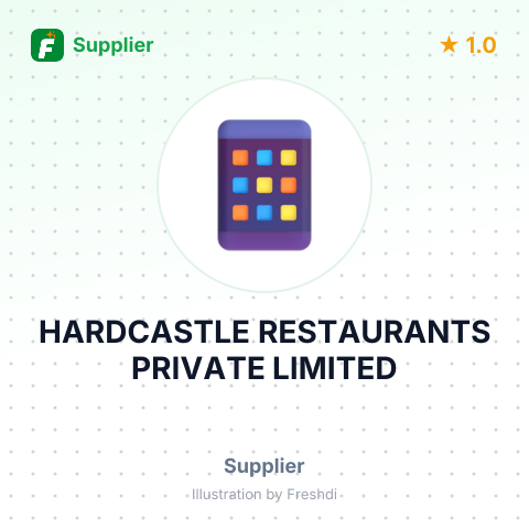 HARDCASTLE RESTAURANTS PRIVATE LIMITED – summary card, no photo uploaded yet