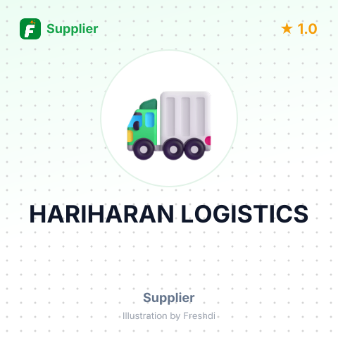 HARIHARAN LOGISTICS – summary card, no photo uploaded yet