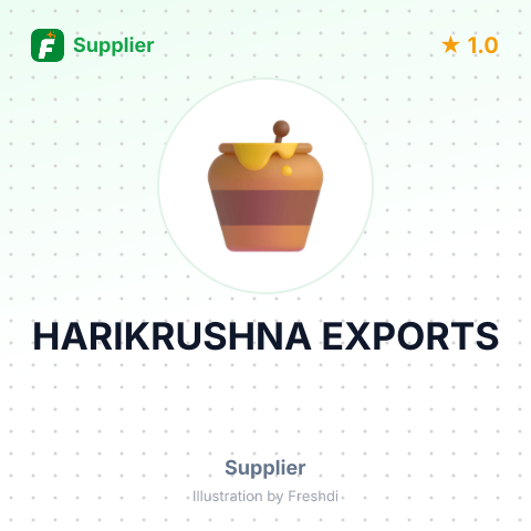 HARIKRUSHNA EXPORTS – summary card, no photo uploaded yet