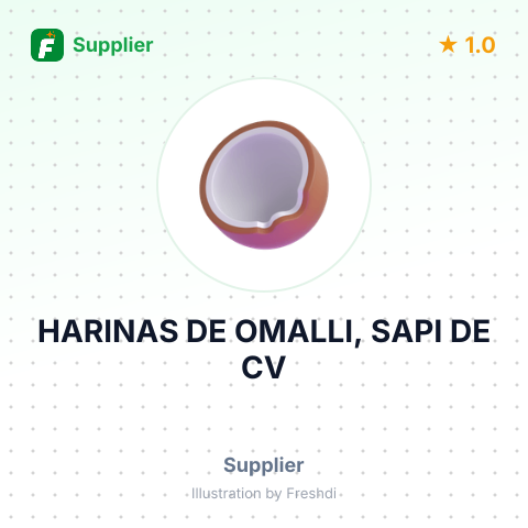 HARINAS DE OMALLI, SAPI DE CV – summary card, no photo uploaded yet