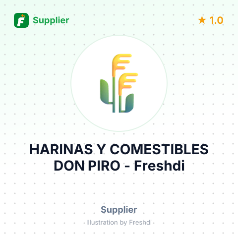 HARINAS Y COMESTIBLES DON PIRO – summary card, no photo uploaded yet