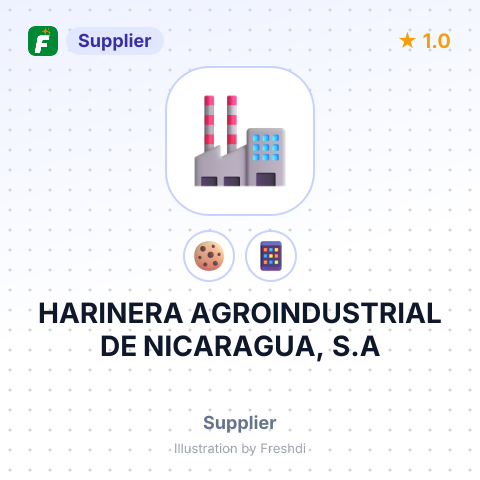 HARINERA AGROINDUSTRIAL DE NICARAGUA, S.A – summary card, no photo uploaded yet