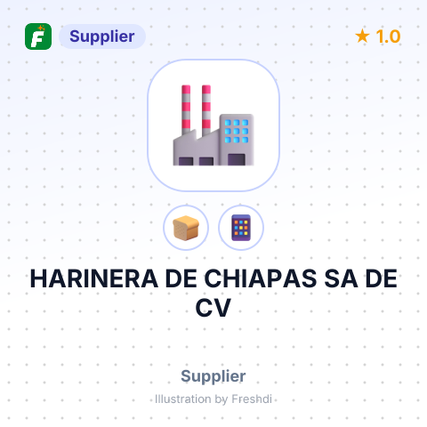 HARINERA DE CHIAPAS SA DE CV – summary card, no photo uploaded yet