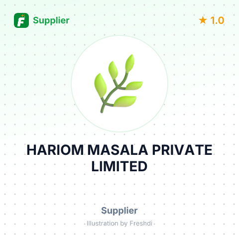 HARIOM MASALA PRIVATE LIMITED – summary card, no photo uploaded yet