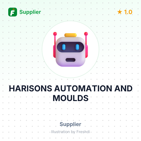 HARISONS AUTOMATION AND MOULDS – summary card, no photo uploaded yet