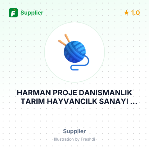 HARMAN PROJE DANISMANLIK TARIM HAYVANCILK SANAYI TICARET LIMITED – summary card, no photo uploaded yet