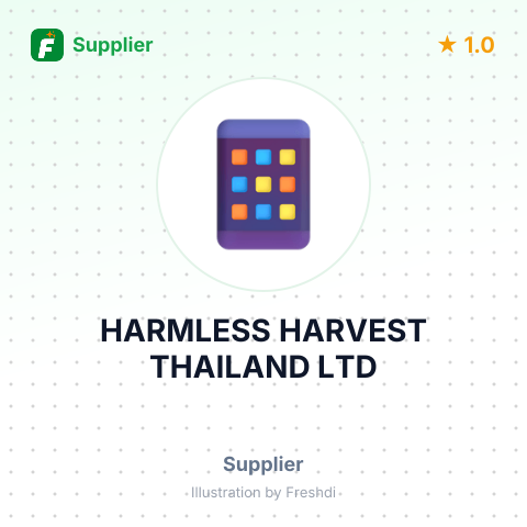 HARMLESS HARVEST THAILAND LTD – summary card, no photo uploaded yet