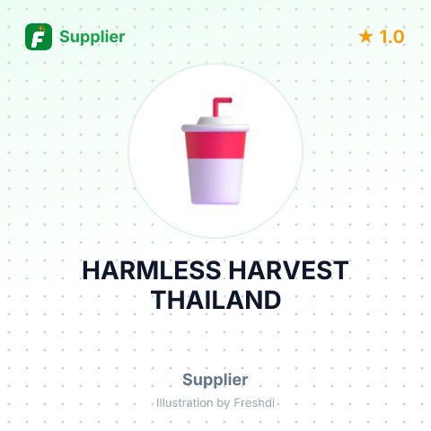 HARMLESS HARVEST THAILAND – summary card, no photo uploaded yet