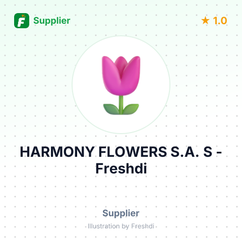 HARMONY FLOWERS S.A. S – summary card, no photo uploaded yet