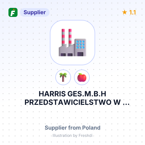 HARRIS GES.M.B.H PRZEDSTAWICIELSTWO W WARSZAWIE – summary card, no photo uploaded yet