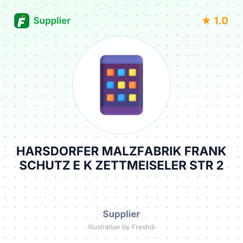 HARSDORFER MALZFABRIK FRANK SCHUTZ E K ZETTMEISELER STR 2 – summary card, no photo uploaded yet
