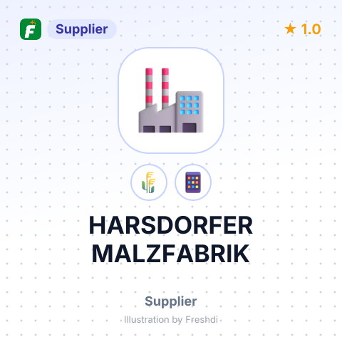 HARSDORFER MALZFABRIK – summary card, no photo uploaded yet