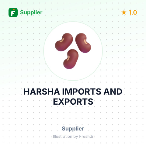 HARSHA IMPORTS AND EXPORTS – summary card, no photo uploaded yet