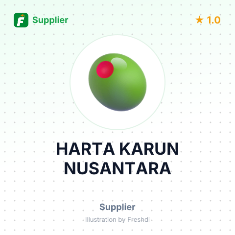 HARTA KARUN NUSANTARA – summary card, no photo uploaded yet