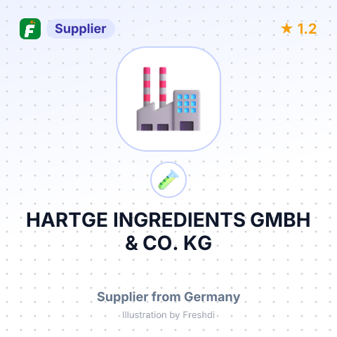 HARTGE INGREDIENTS GMBH & CO. KG – summary card, no photo uploaded yet