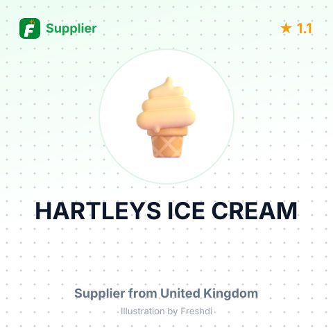 HARTLEYS ICE CREAM – summary card, no photo uploaded yet