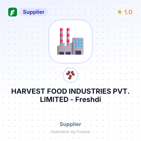 HARVEST FOOD INDUSTRIES PVT. LIMITED – summary card, no photo uploaded yet
