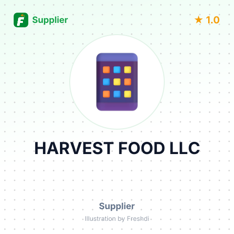 HARVEST FOOD LLC – summary card, no photo uploaded yet