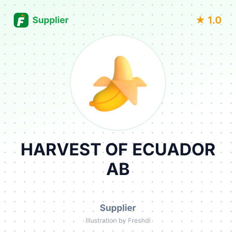 HARVEST OF ECUADOR AB – summary card, no photo uploaded yet