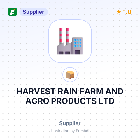 HARVEST RAIN FARM AND AGRO PRODUCTS LTD – summary card, no photo uploaded yet