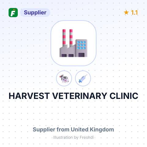 HARVEST VETERINARY CLINIC – summary card, no photo uploaded yet